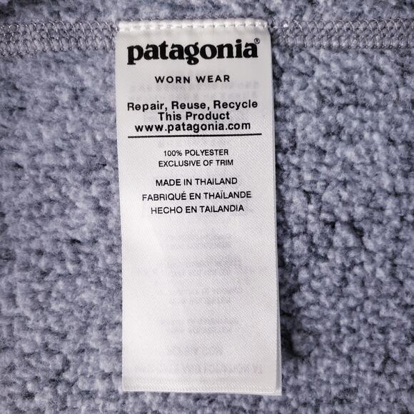 PATAGONIA Better Sweater Jacket  Heather Gray Women's Medium w/Small Logo in EUC - Picture 6 of 10
